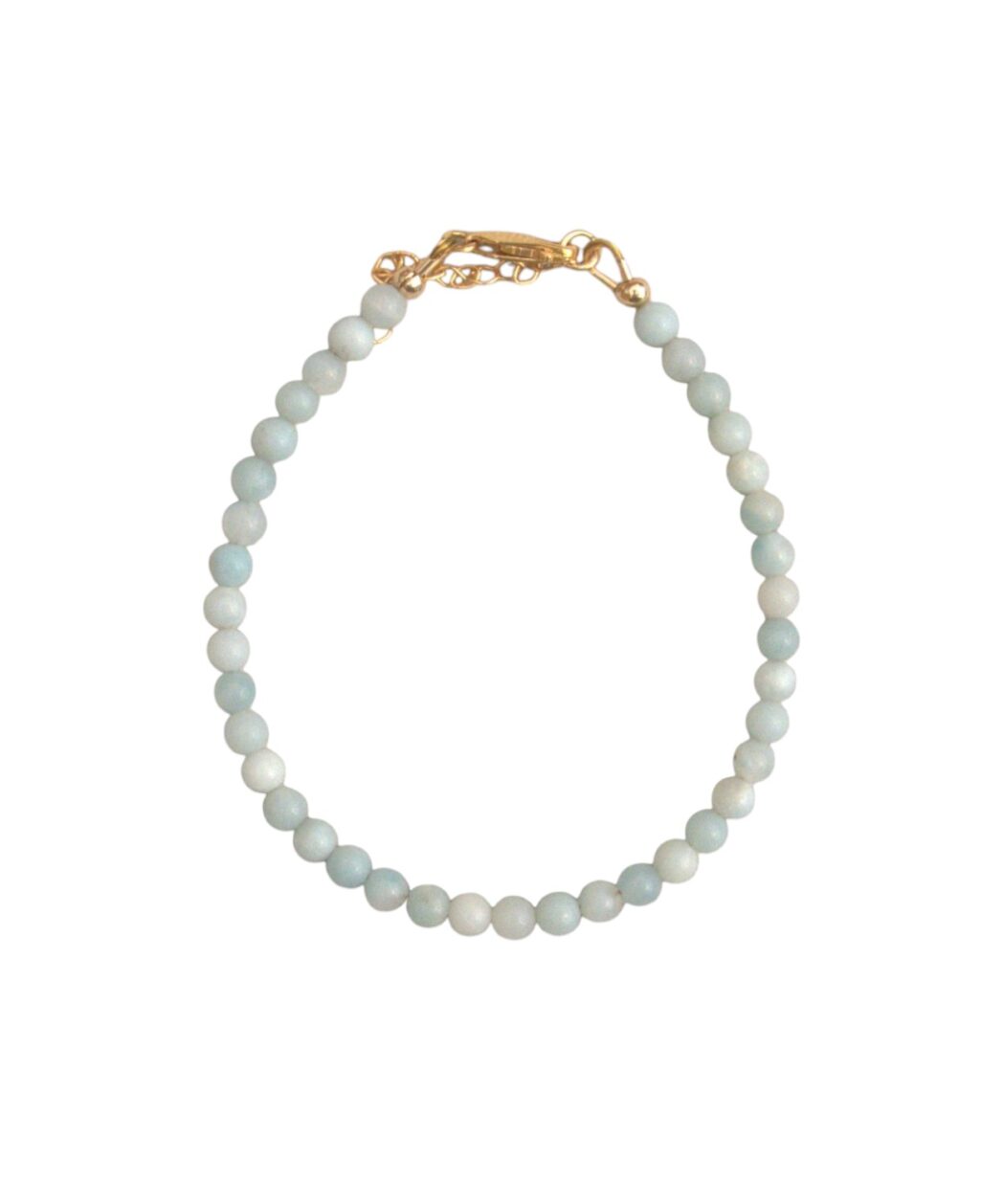 Armband Aquamarijn rond
